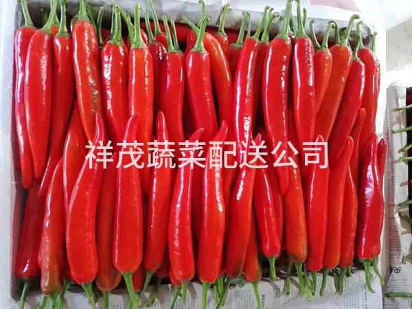 新鲜红辣椒配送
